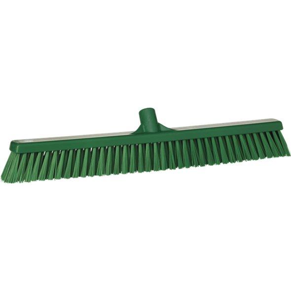 Fejekost, Vikan,flere farver, PP/polyester/rustfrit stål, 61 cm, bløde/stive børstehår - Sikkerhedsgiganten