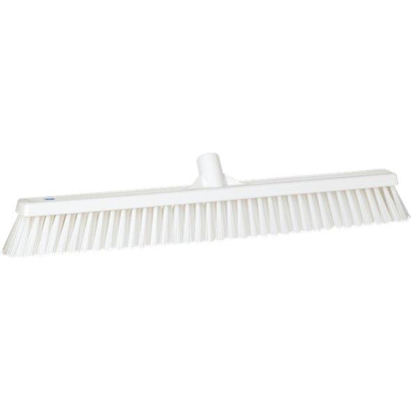 Fejekost, Vikan,flere farver, PP/polyester/rustfrit stål, 61 cm, bløde/stive børstehår - Sikkerhedsgiganten