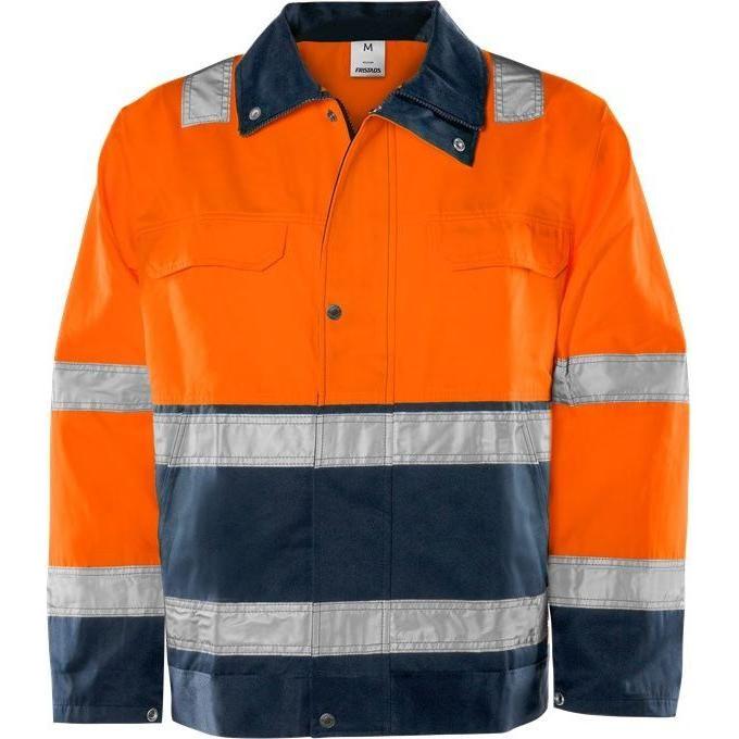 Kansas HI - VIS jakke kl.3 orange/marineblå 100001 - 271 - Sikkerhedsgiganten