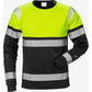 Kansas Hi Vis langærmet t - shirt kl.1 7519 - Sikkerhedsgiganten