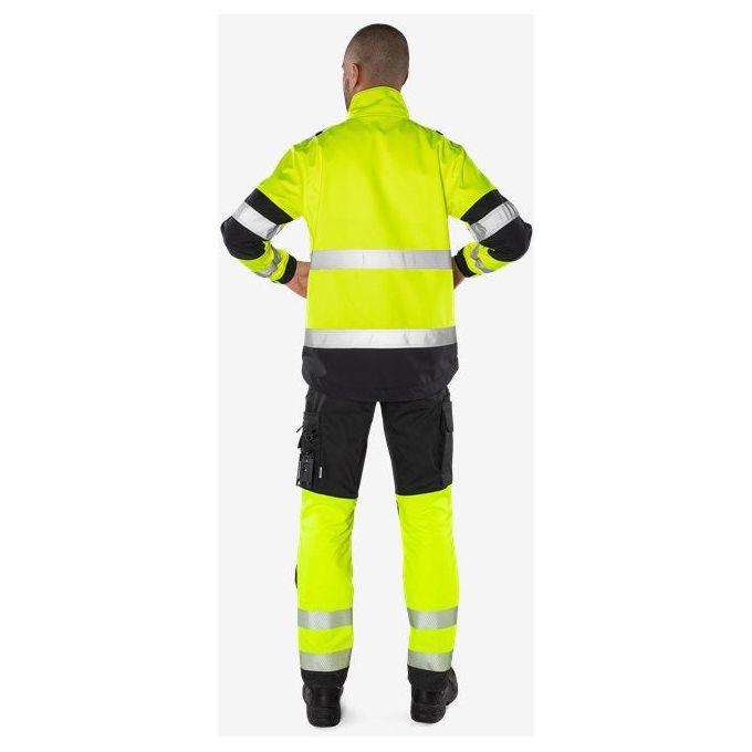 Kansas Hi Vis stretch bukser kl 1 2705 - Sikkerhedsgiganten