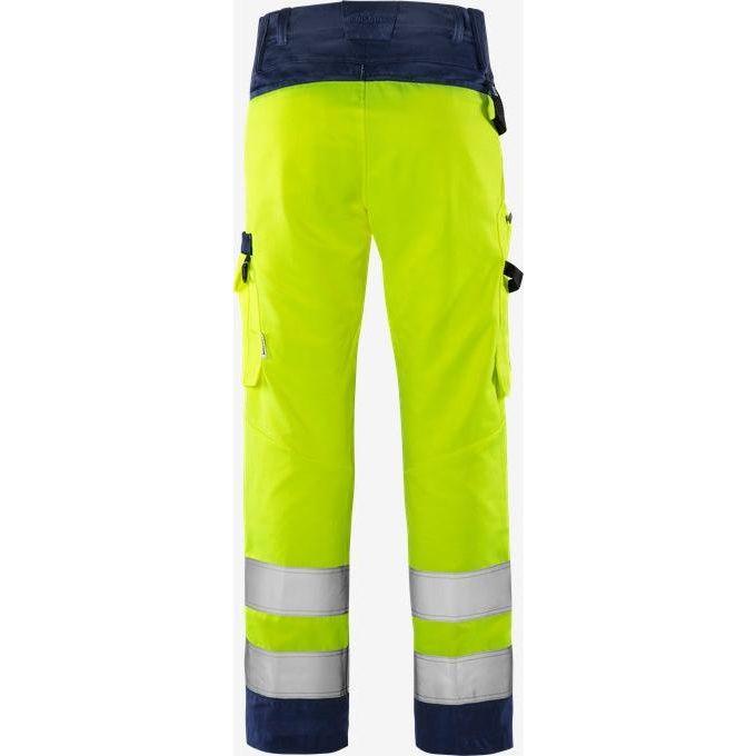 Kansas HiVis Green bukser kl.2 2651 GPLU - Sikkerhedsgiganten