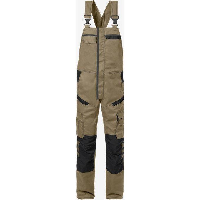 Kansas Overall 1555 Khaki/sort - Sikkerhedsgiganten