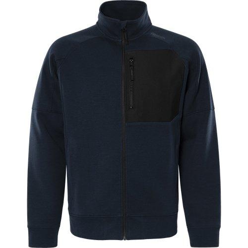 Kansas Sweatshirt jakke 7830 GKI - Mørk marine - Sikkerhedsgiganten