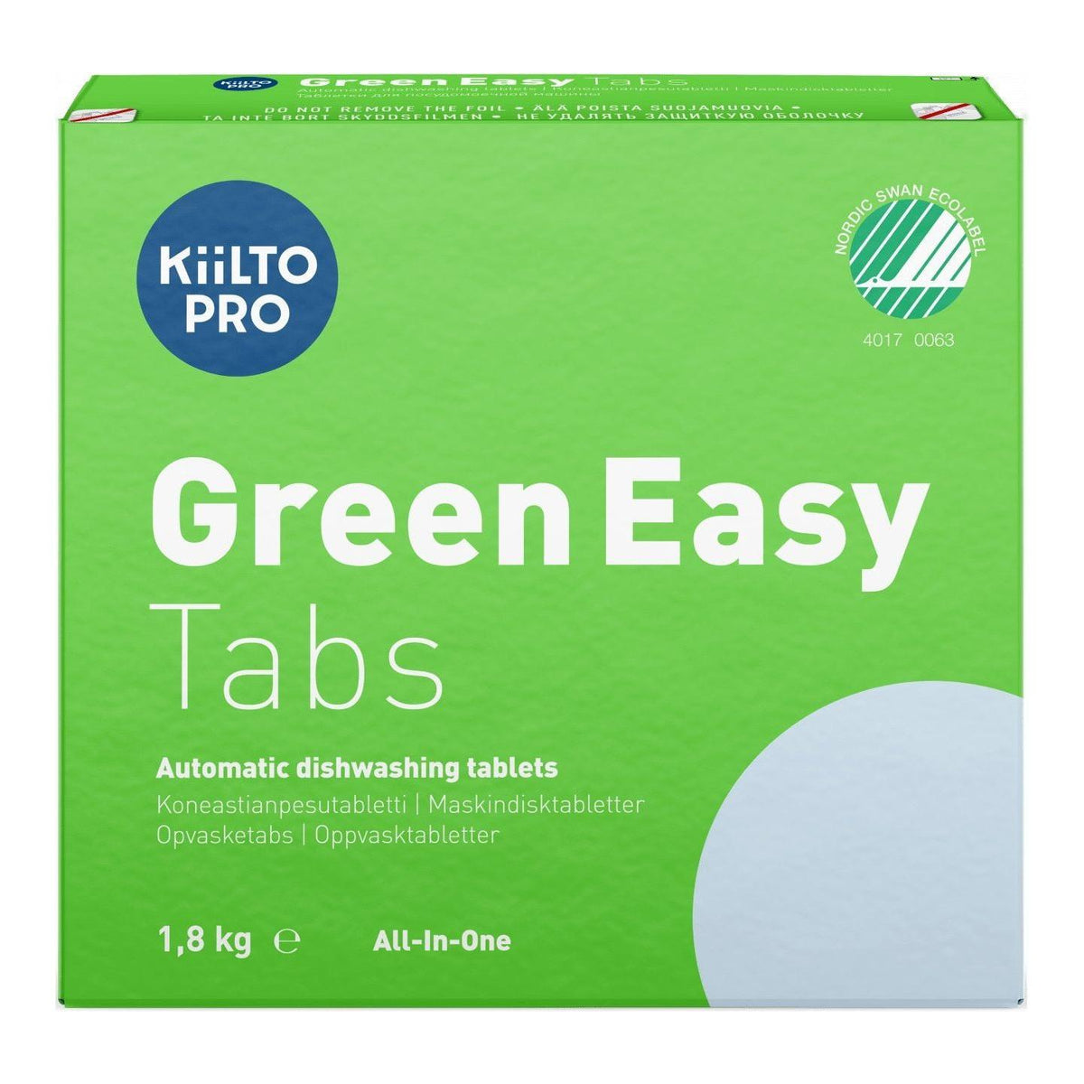 Kiilto Pro Green Easy opvasketabs 100 stk. - Sikkerhedsgiganten