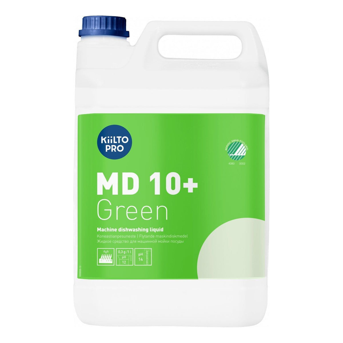 Kiilto Pro MD 10+ Green maskinopvask uden klor 5 Liter - Sikkerhedsgiganten