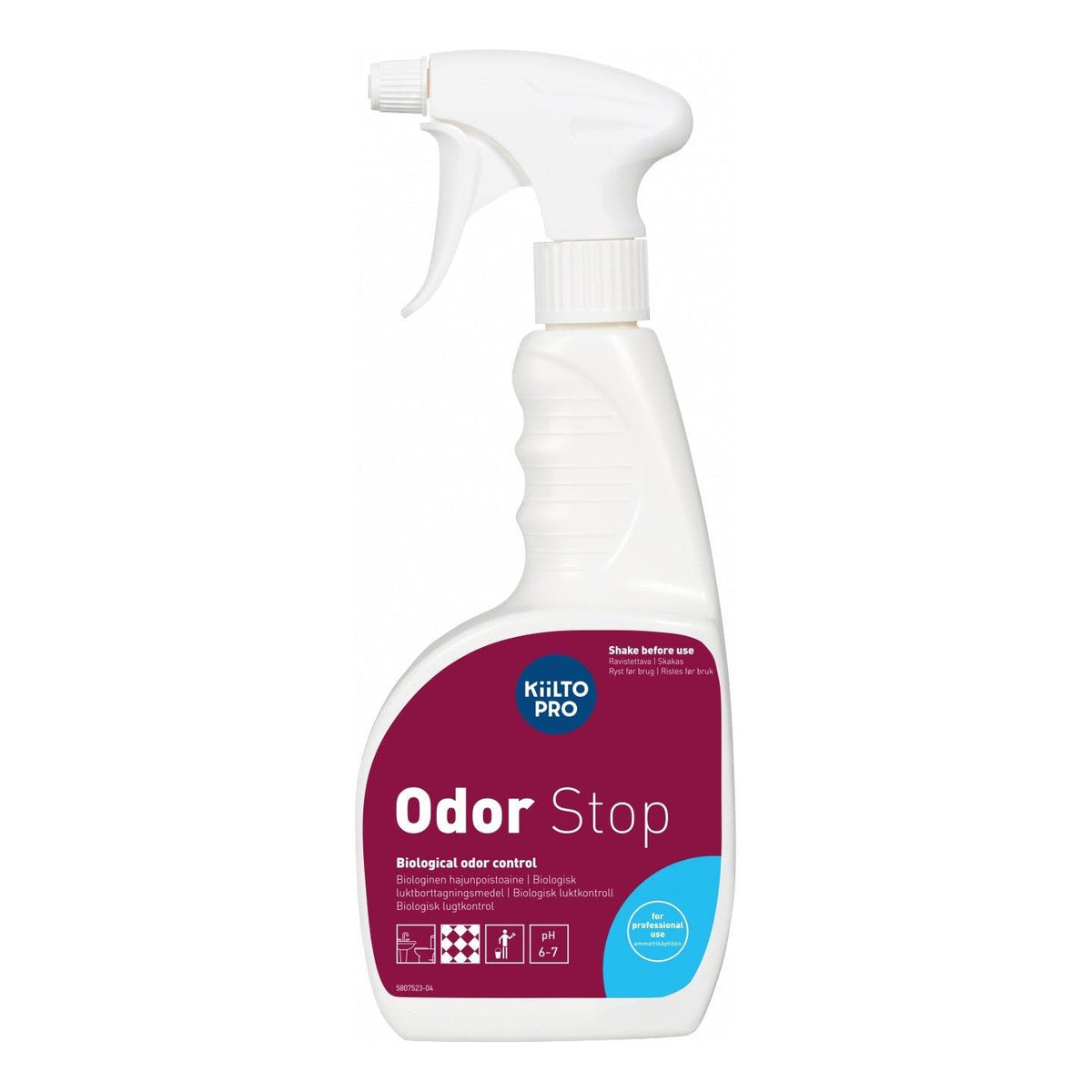Kiilto Pro Odor Stop lugtfjerner 750 ml / 1 Liter - Sikkerhedsgiganten