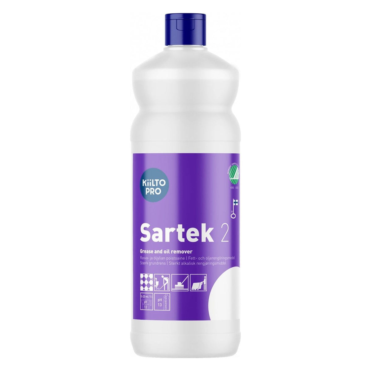 Kiilto Pro Sartek 2 Grundrens 1 Liter / 5 Liter - Sikkerhedsgiganten