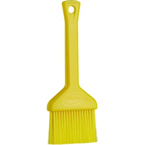 Levnedsmiddelpensel, Vikan, polyester/PP/rustfrit stål, bløde børstehår 3 - 7 cm., flere farver - Sikkerhedsgiganten