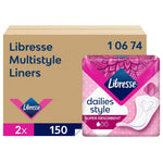 Libresse Trusseindlæg Multistyle Refill - 150 stk. - Sikkerhedsgiganten Toilethygiejne