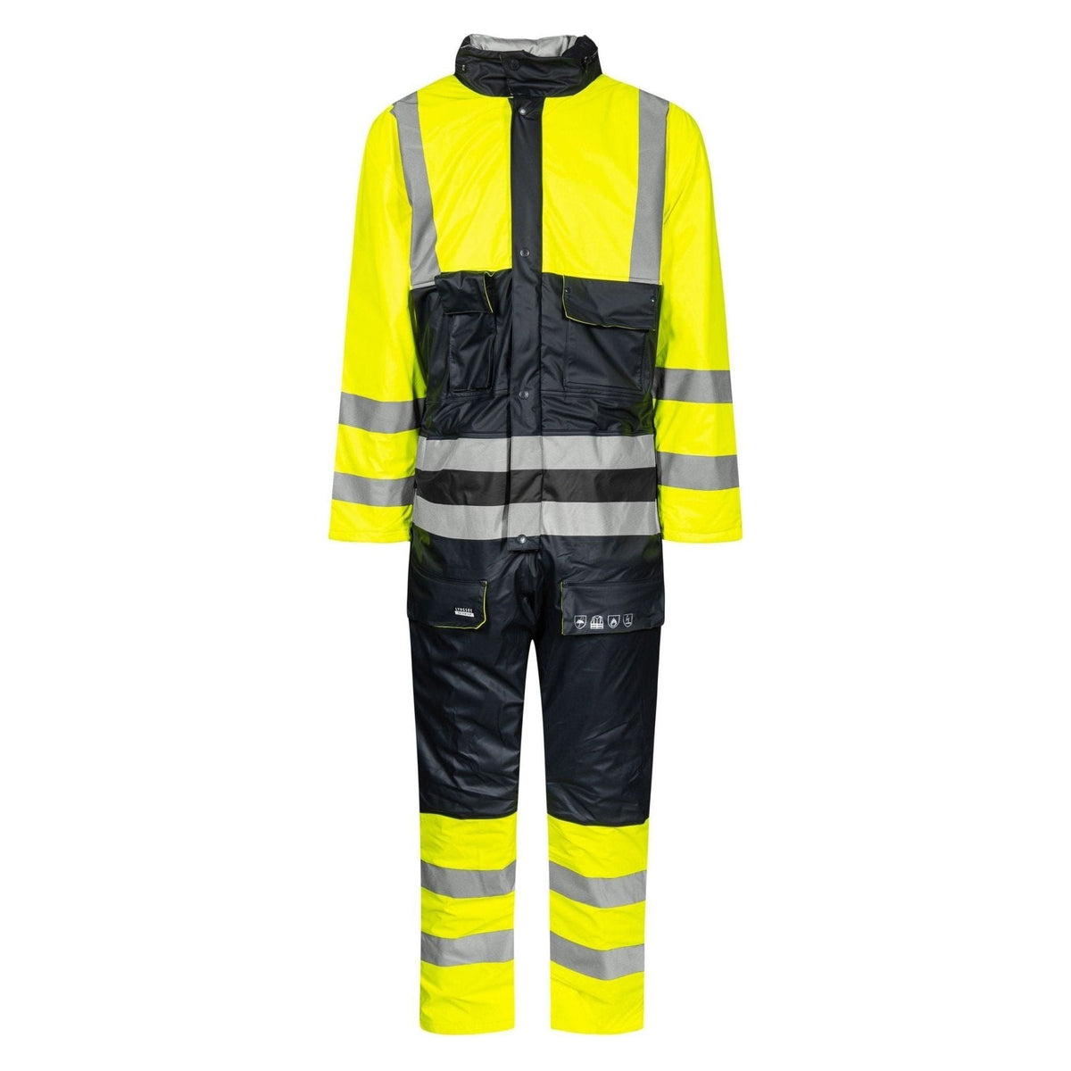 Lyngsøe brandhæmmende Hi - vis vinter kedeldragt PU m. foer FR - LR33 - Sikkerhedsgiganten