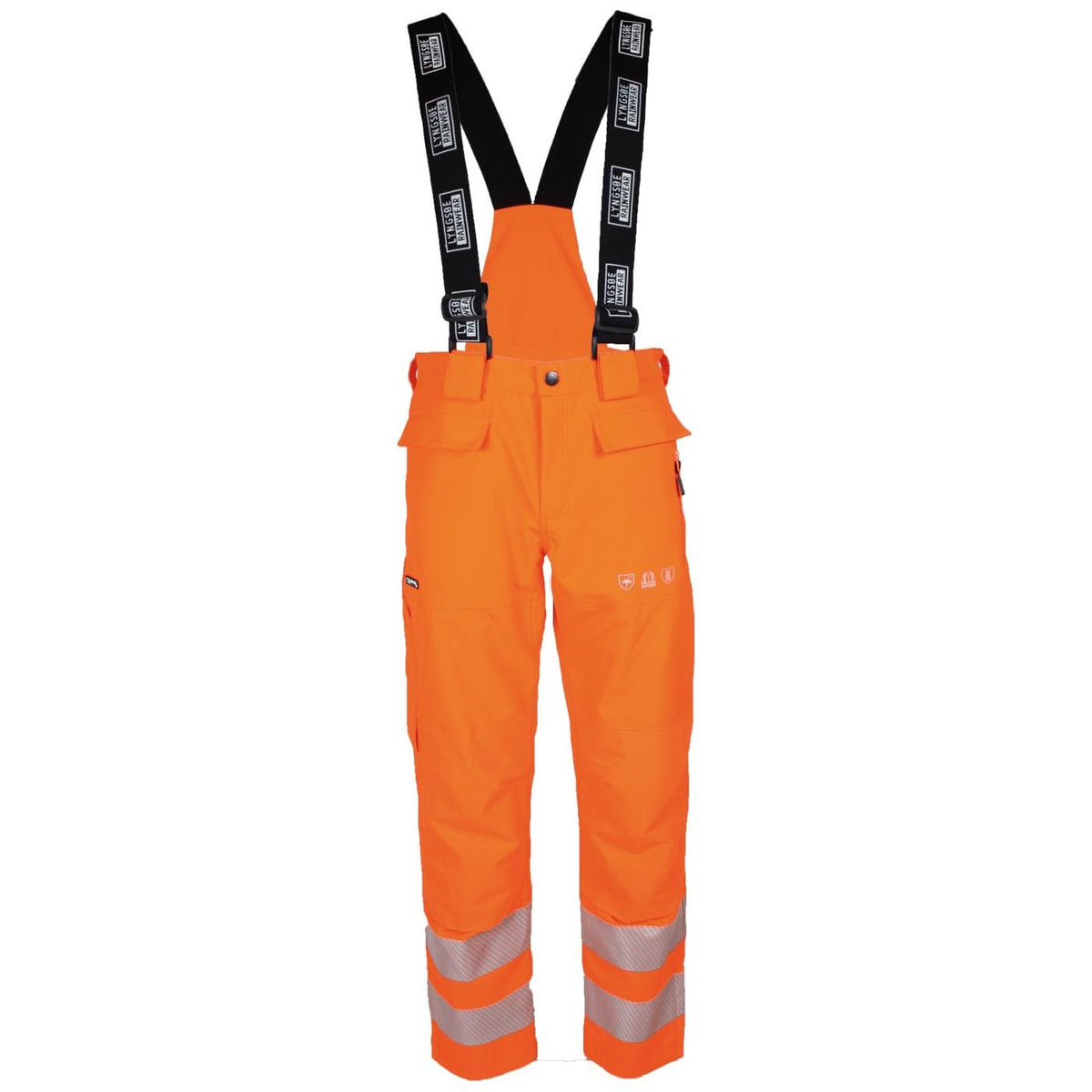 Lyngsøe Hi - vis åndbare regnbukser i stræk kvalitet 4WS - 5084 - Sikkerhedsgiganten