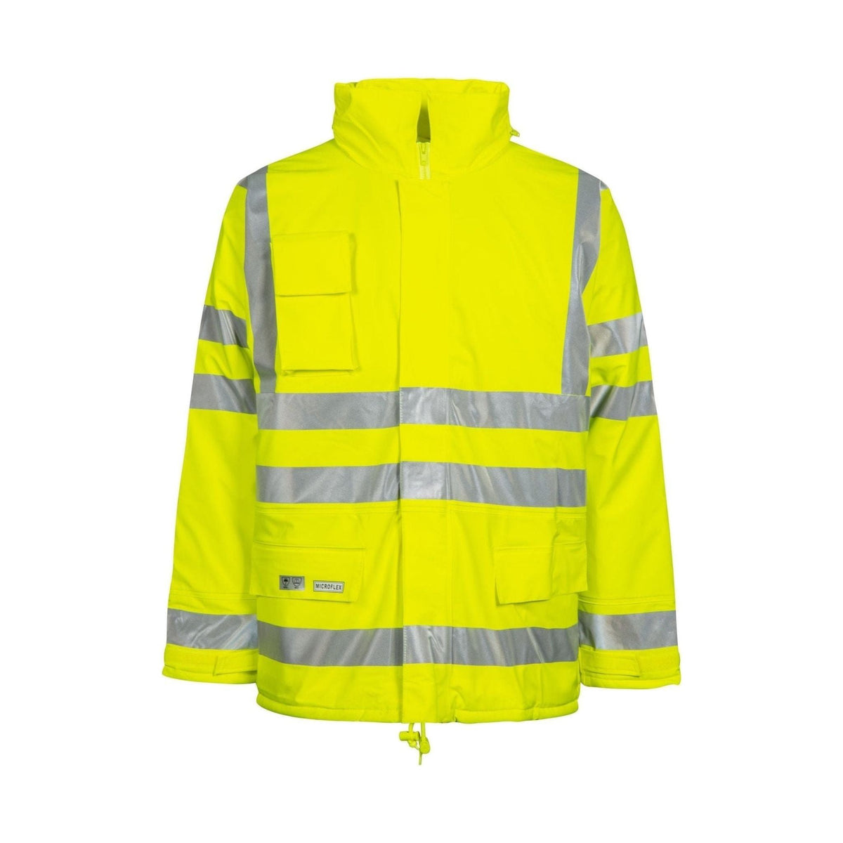 Lyngsøe Hi - vis Vinterregnjakke PU m foer LR28 - Sikkerhedsgiganten