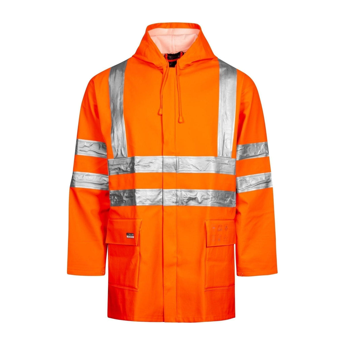 Lyngsøe Multinorm hi - vis jakke i ekstra kraftig PVC kvalitet ARC - LR4055 - Sikkerhedsgiganten