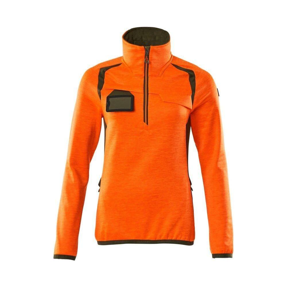 Mascot® Accel. Safe - Fleecetrøje med kort lynlås, damepasfom - 19353 - 316 - Sikkerhedsgiganten