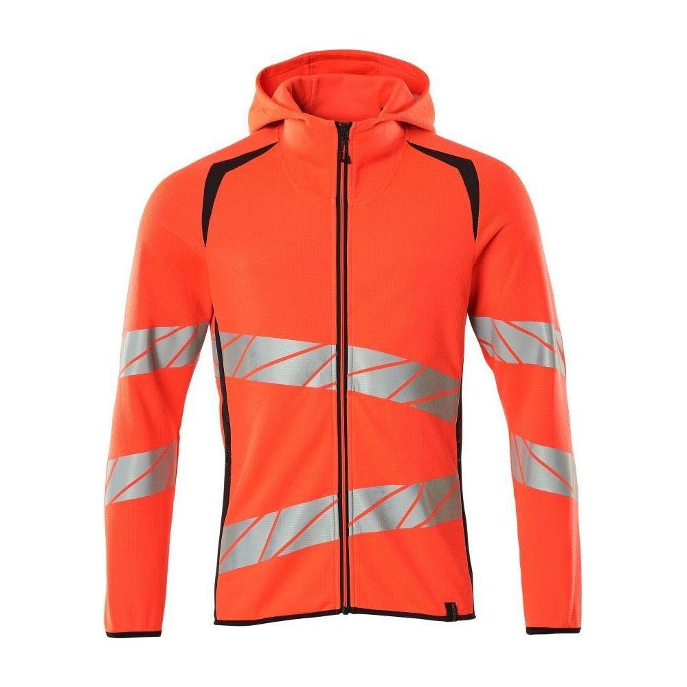 Mascot® Accel. Safe - Hættetrøje med lynlås, moderne pasform - 19284 - 781 - Sikkerhedsgiganten
