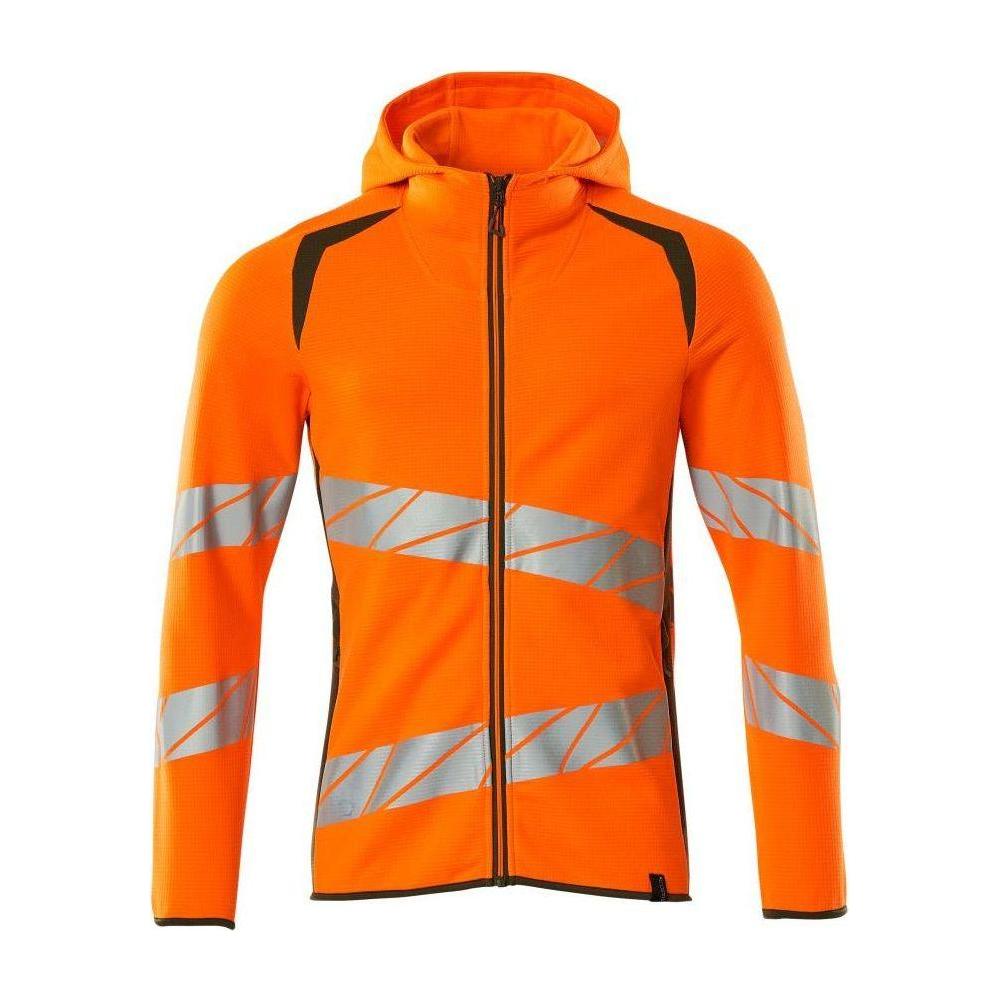 Mascot® Accel. Safe - Hættetrøje med lynlås, moderne pasform - 19284 - 781 - Sikkerhedsgiganten