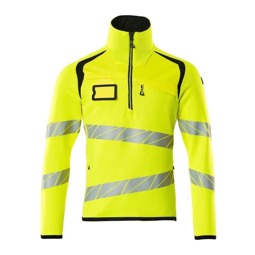 Mascot® Accel. Safe - Striktrøje med kort lynlås - 19005 - 351 - Sikkerhedsgiganten