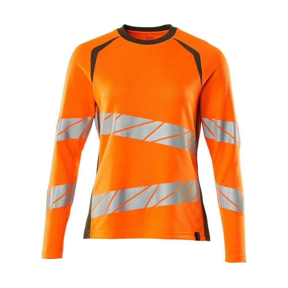 Mascot® Accelerate Safe T - shirt til kvinder langærmet - 19091 - 771 klasse 2 - Sikkerhedsgiganten