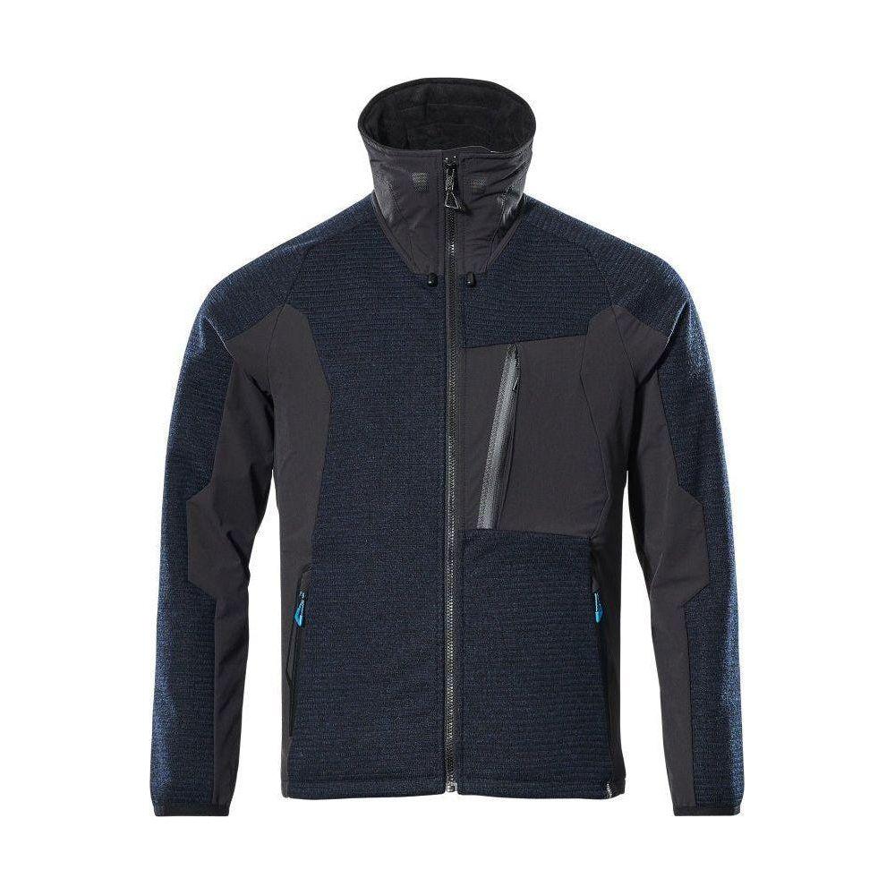 Mascot® Advanced Strikjakke med lynlås - mørk marine/sort 17105 - 309 - Sikkerhedsgiganten