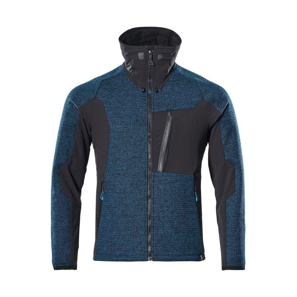 Mascot® Advanced Strikjakke med lynlås - mørk marine/sort 17105 - 309 - Sikkerhedsgiganten