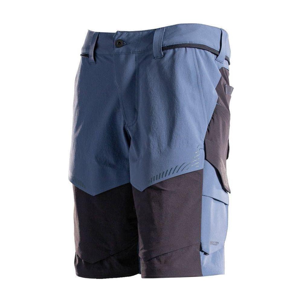 Mascot® Customized Shorts, Stretch, lav vægt 22149 - 605 - stenblå/mørk marine - Sikkerhedsgiganten
