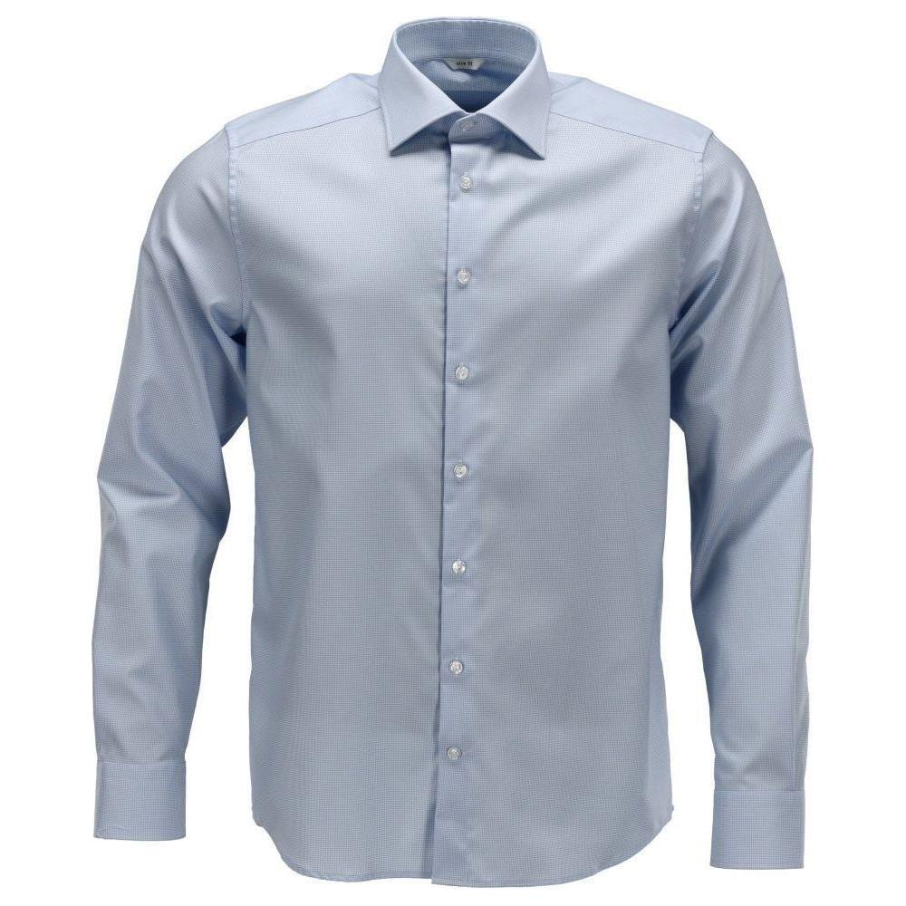 Mascot® Frontline Skjorte, smal pasform 22704 - 744 - 7106 lys blå/hvid ternet - Sikkerhedsgiganten