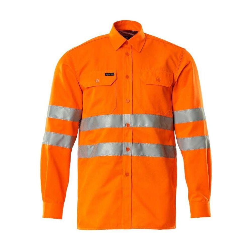 Mascot® Safe Classic Jona Skjorte 06004 - 136 - 14 hi - vis orange - Sikkerhedsgiganten