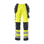 Mascot® Safe Supreme Wigan Håndværkerbukser 15531 - 860 - 17010 hi - vis gul/mørk marine - Sikkerhedsgiganten