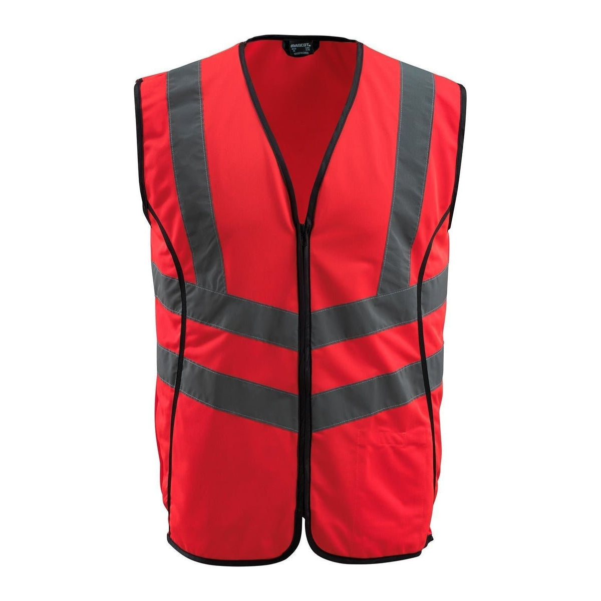 Mascot® Safe Supreme Wingate Trafikvest 50145 - 982 - 222 hi - vis rød - Sikkerhedsgiganten