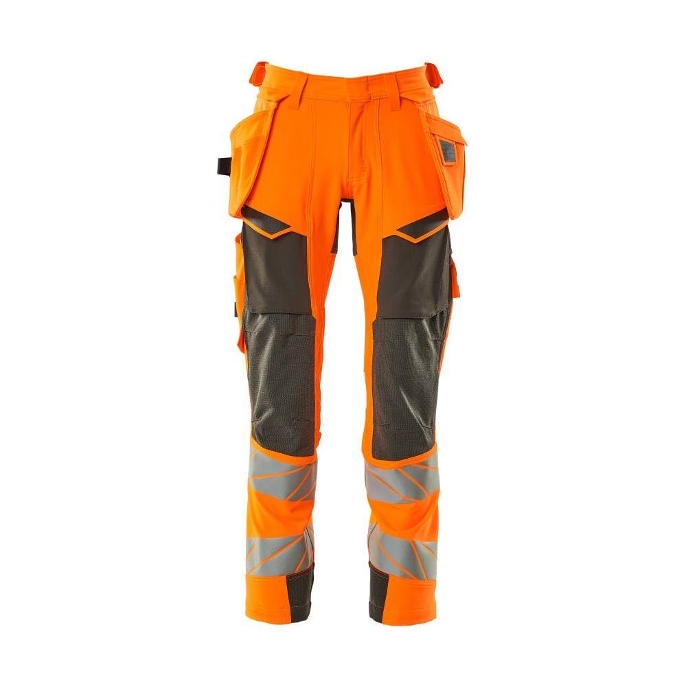 Mascot®Accelerate Safe håndværkerbukser hængelommer 19031 - 711 - 1418 hi - vis orange /mørk antracit - Sikkerhedsgiganten