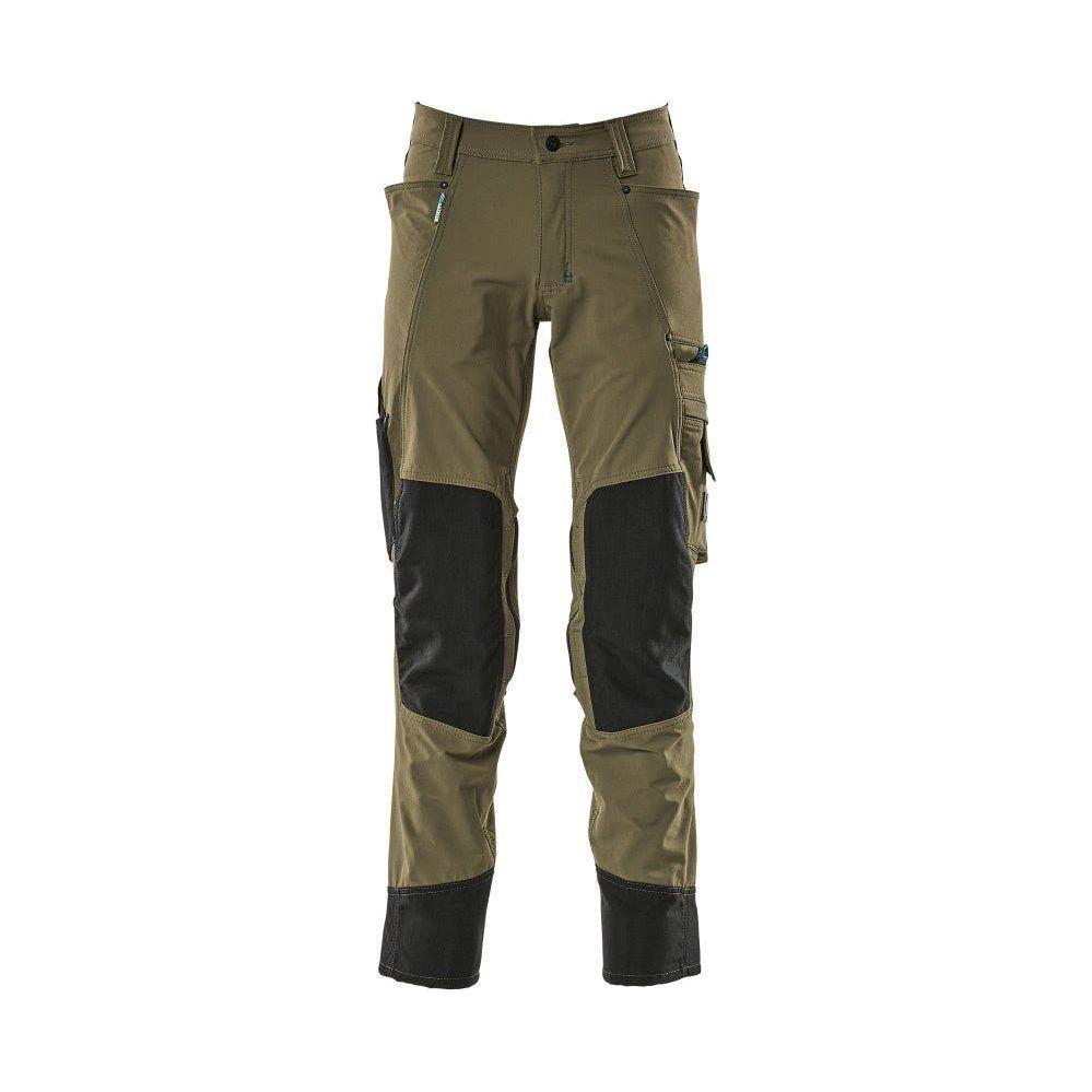 Mascot®Advanced Arbejdsbukser, Knælommer, Stretch, Lav vægt,17179 - 311 - 33 mosgrøn - Sikkerhedsgiganten