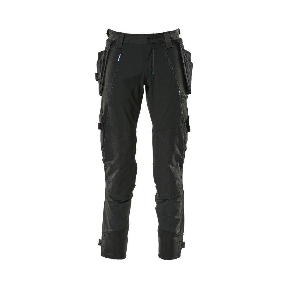 Mascot®Advanced håndværkerbukser aftagelige hængelommer, Stretch, 17031 - 311 - 09 sort - Sikkerhedsgiganten