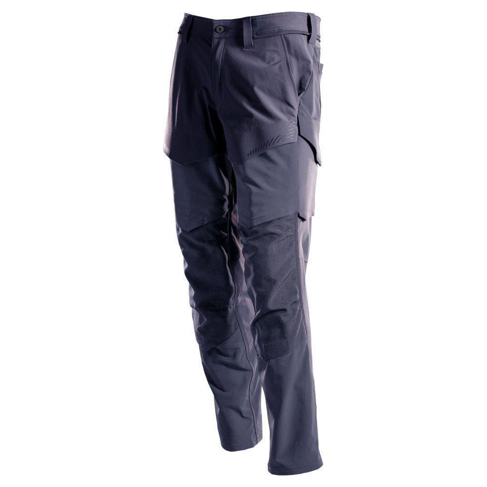 Mascot®Customized Arbejdsbukser med Knælommer, Full Stretch 22379 - 311 - 010 mørk marine - Sikkerhedsgiganten