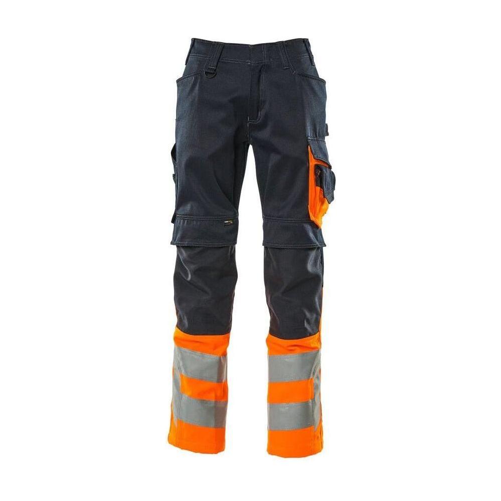 Mascot®Safe Supreme Leeds Buks 15679 - 860 - 01014 mørk marine/hi - vis orange - Sikkerhedsgiganten
