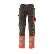 Mascot®Safe Supreme Leeds Buks 15679 - 860 - 18222 mørk antracit/hi - vis rød - Sikkerhedsgiganten