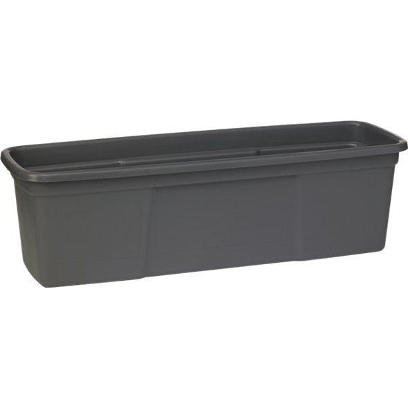 Moppeboks, Vikan ErgoClean, 680x220x205mm, grå, plast, uden låg, til 60 cm mopper - Sikkerhedsgiganten