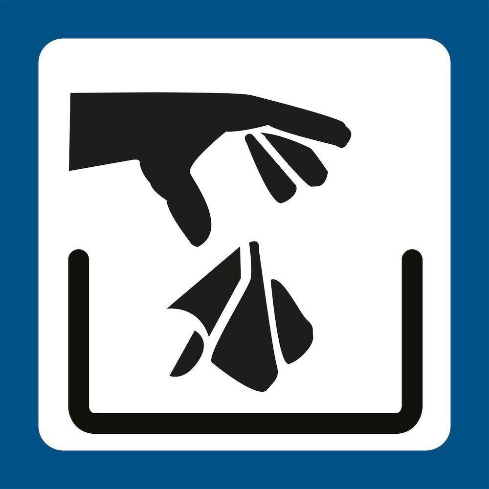 Piktogram Affald 131119 - Sikkerhedsgiganten