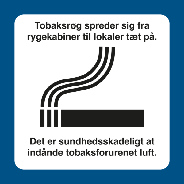 Piktrogram Rygekabine - Sikkerhedsgiganten