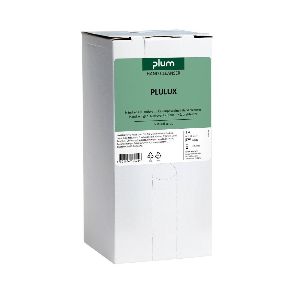 Plum Plulux 1,4 l Bag - in - box MP - Sikkerhedsgiganten