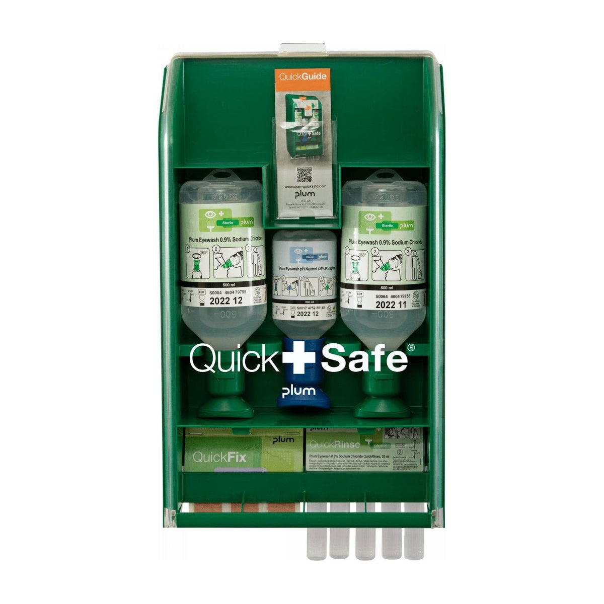 Plum QuickSafe førstehjælpsskab Basic - Sikkerhedsgiganten