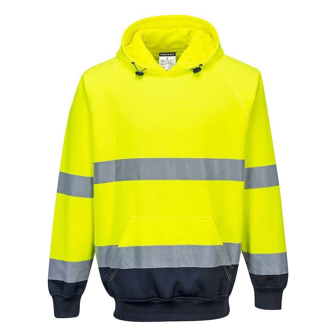 Portwest 2 farvet hætte sweatshirts B316 - Sikkerhedsgiganten