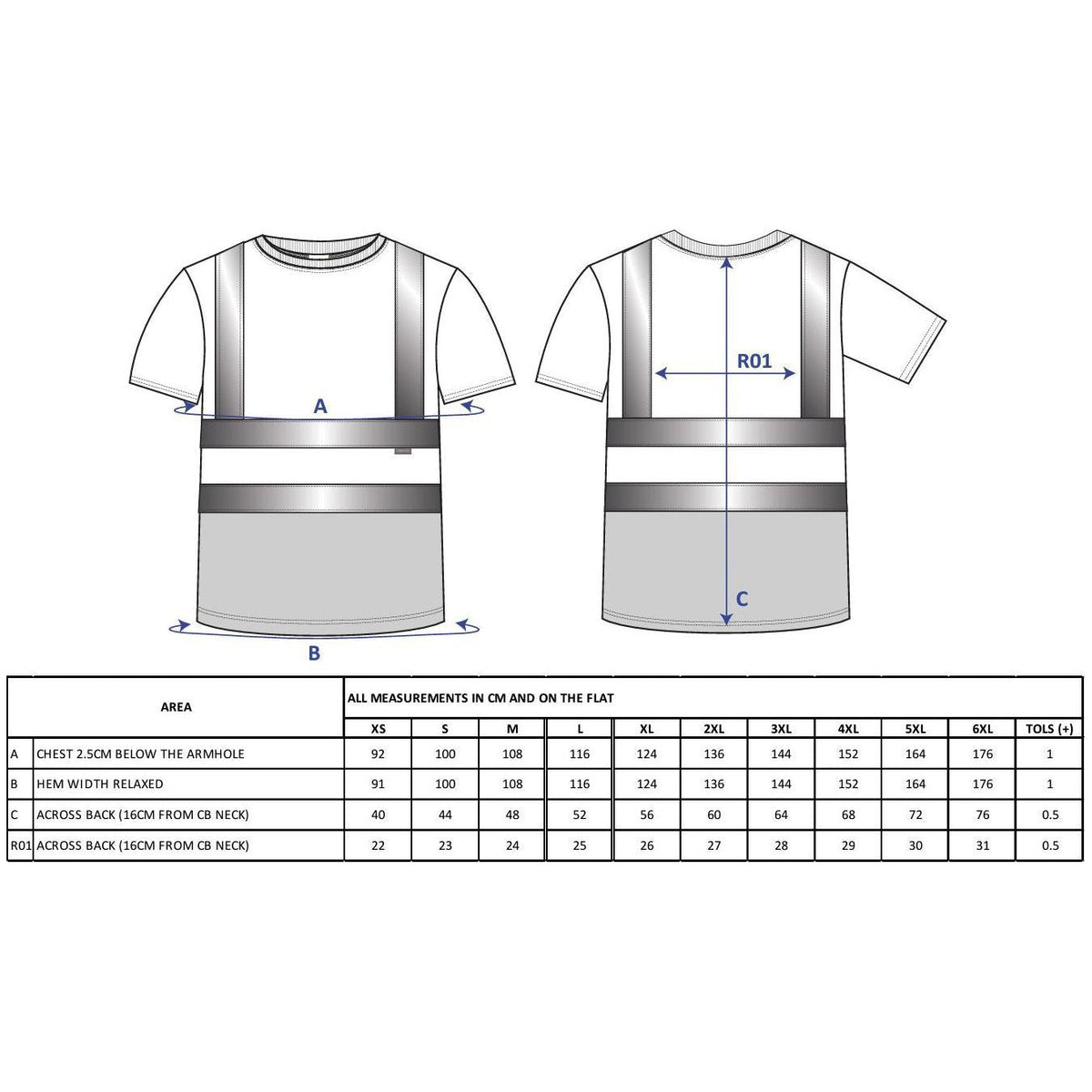 Portwest 2 farvet T-shirt S378 - Sikkerhedsgiganten