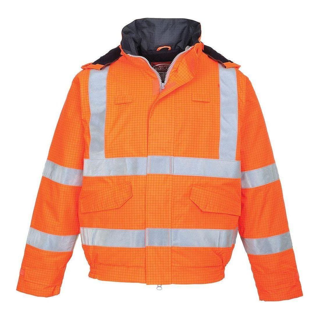 Portwest Bizflame Regn Hi - Vis Anti - Statisk FR Pilotjakke S773 - Sikkerhedsgiganten