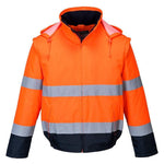 Portwest Hi - vis 2 i 1 kontrast let pilotjakke C464 - Sikkerhedsgiganten