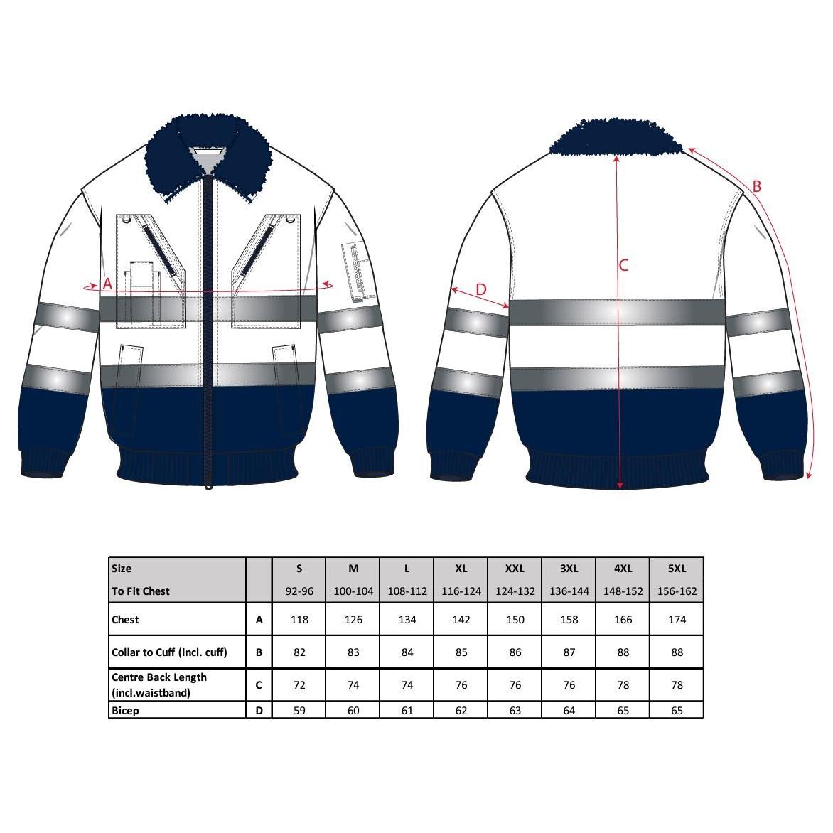Portwest Hi - vis 3 i 1 pilot jakke PJ50 - Sikkerhedsgiganten
