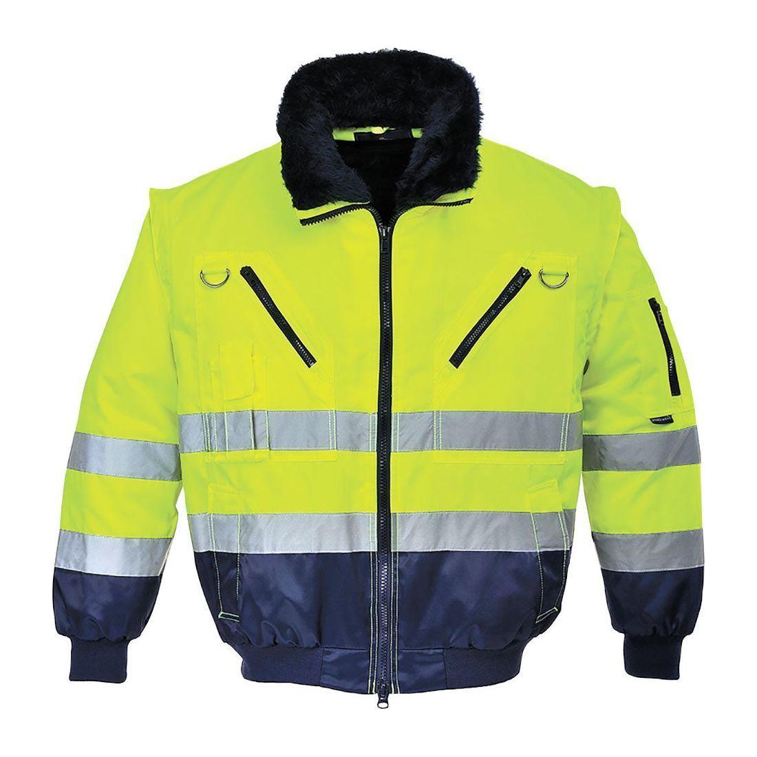 Portwest Hi - vis 3 i 1 pilot jakke PJ50 - Sikkerhedsgiganten