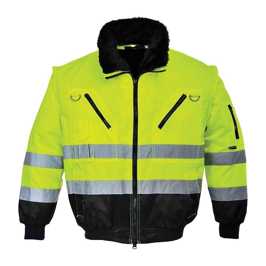 Portwest Hi - vis 3 i 1 pilot jakke PJ50 - Sikkerhedsgiganten