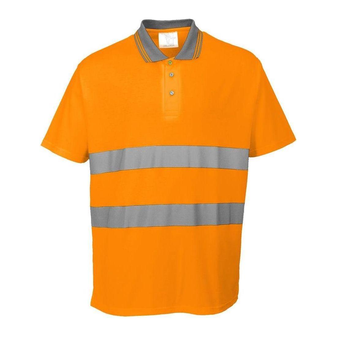 Portwest Hi - vis bomulds comfort poloshirts S171 - Sikkerhedsgiganten