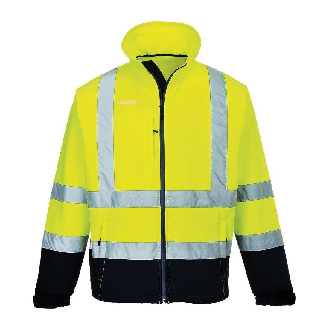 Portwest Hi - Vis kontrast softshell (3L) S425 - Sikkerhedsgiganten
